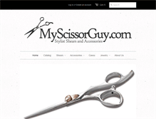 Tablet Screenshot of myscissorguy.com